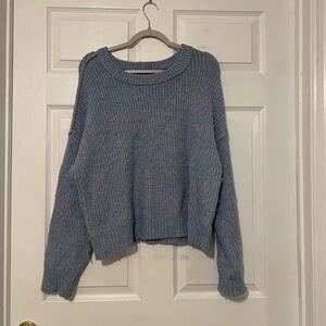 American Eagle Baby Blue Knit Sweater